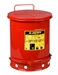 09300 Justrite 10-Gallon Oily Waste Can For General Use