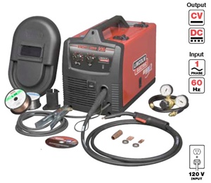 K2697-1 Lincoln Electric Easy MIG 140 Wire Feed Mig Welder 140 Amp 115 Volt