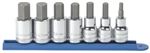 80720 KD Tools 7 Pc. 3/8” And 1/2” Drive Metric Hex Bit Socket Set