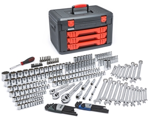 80942 KD Tools GearWrench 239 PC 1/4" 3/8" 1/2" Drive 6-12 Pt Mechanics Tool Set