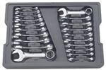 81903 KD Tools 20 Pc. Sae/Metric Stubby Combination Wrench Set