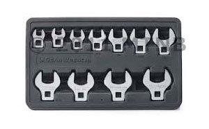 81908 KD Tools 11 Pc. SAE Crowfoot Wrench Set