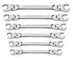 81911 KD Tools 6 Pc. Flex Flare Nut Wrench Set - Metric