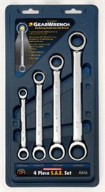 9240 KD Tools 4 Pc. SAE Double Box Ratcheting Gearwrench Set