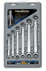 9260 KD Tools 6 Pc. Metric Double Box Ratcheting Gearwrench Set