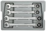 9309 KD Tools 4 Pc. Jumbo SAE Combination Ratcheting Gearwrench Set