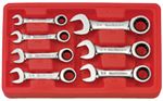 9507D KD Tools 7 Pc. SAE Stubby Combination Ratcheting Gearwrench Set