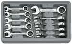 9520 KD Tools 10 Pc. Metric Stubby Combination Ratcheting Gearwrench Set