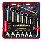 9533 KD Tools 8 Pc. SAE Reversible Combination Ratcheting Gearwrench Set, 5/16" To 3/4"