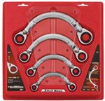 9840 KD Tools 4 Pc. Fractional Half Moon Reversible Ratcheting Gearwrench Set