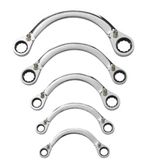 9850 KD Tools 5 Pc. Metric Half Moon Reversible Ratcheting Gearwrench Set