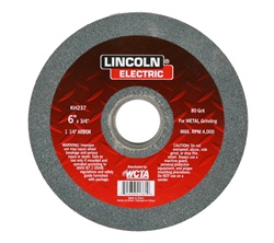 KH237 Lincoln Grinding Wheel Bench Type 6"X3/4" - 80 Grit