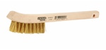 KH583 Lincoln Wooden Handle Wire Brush 2" X 9" Brass