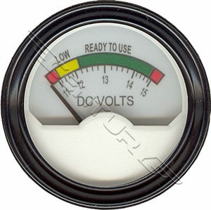 310310 Voltmeter Round 11-15 Volt DC - DISC SEE 247-152-666