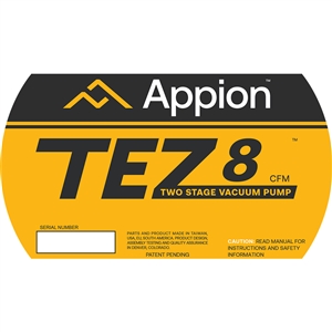 LB1344 Appion TEX8 Side Label