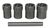 4240 Lock Technology 5 Pc. Locking Lugnut Removal Kit