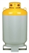 140510TC Manchester 1000lb. Liquid & Vapor Service Valves 260 PSI Refrigerant Storage Tank With Level Gauge and 4 Way Pallet Base
