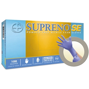 SU690L Microflex Supreno Se Powder-Free Nitrile Exam Gloves - Box Of 100, Large