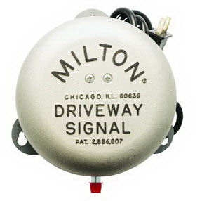 805KIT Milton Industries Driveway Signal Bell With 50' 3/8" Hose (6" Bell)