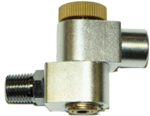 MILS657-2 Milton Industries 1/4 in. Air Hose Swivel Connector With Flo Control