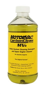 400-0030 MotorVac CarbonClean MV4 Gas / Petrol Intake System Cleaner 8 oz 236 ml bottle (Case of 12)