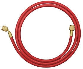 46603 Mastercool 60" Red Barrier Hose W/Shut-Off Valve Fitting