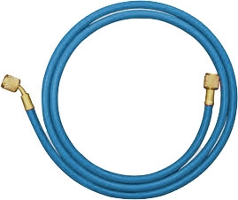 46721 Mastercool 72" Blue Barrier Hose W/Shut-Off Valve Fitting