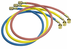 49360-J Mastercool Set Of 3-150cm R410A Hoses W/1/2"-20 UNF Fittings (Japanese Standard)