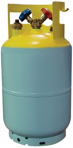 67011 Mastercool 30 Lb D.O.T. Tank Blue/Yellow