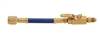 90263 Mastercool Blue 1/4" X 1/4" Straight Manual Shut-Off Valve