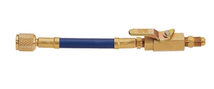 90263 Mastercool Blue 1/4" X 1/4" Straight Manual Shut-Off Valve