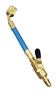 90263-R Mastercool Blue 1/4" X 1/4" 45ø Manual Shut-Off Valve