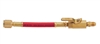 90265 Mastercool Red 1/4" X 1/4" Straight Manual Shut-Off Valve