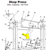 52434A OTC 100 Ton Hydraulic Cylinder