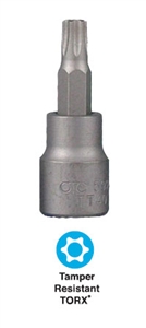 5928 OTC T50 Tamper-Resistant Torx 3/8" Sq. Dr. Socket