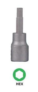 6161 OTC 1/8" Hex Bit 3/8" Sq. Dr.