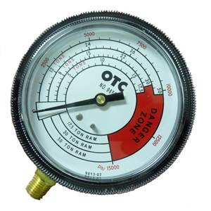 9651 OTC Pressure Gauge 4-Scales 0-100 Ton