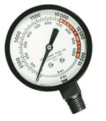 9654 OTC Pressure Gauge 2-Scales 10,000 Psi 2-1/2"