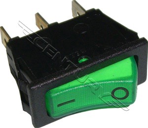 QC20005 Inficon Motor Start Switch Green Illuminated