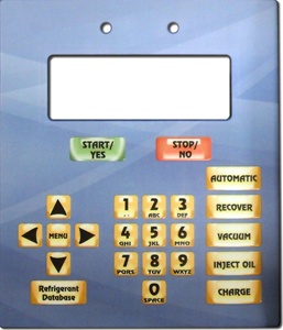 RA20001 Robinair Key Pad (With Oil Inject)