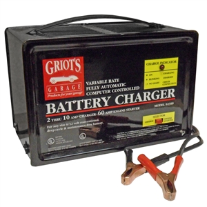 92399 Groits Automotive 6/12V 10/60A Automatic Variable Rate Battery Charger (New Old Stock)