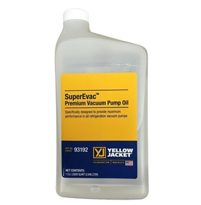 93092 Ritchie Yellow Jacket Vacuum Oil Quart