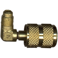 10250 Robinair Quick Coupler 90° Brass Adapter 1/4" MFL X 1/4" FFL