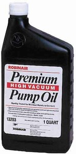 13203 Robinair Premium High Vacuum Pump Oil Quart Bottle