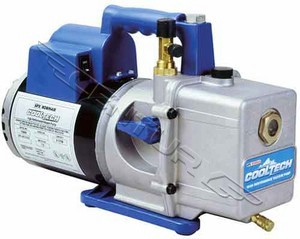 15600 Robinair CoolTech 6 CFM 2 Stage  Rotary Vane Vacuum Pump