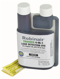 1616245 Robinair Tracker 4-IN-1 Multi Purpose UV Dye 1- 8oz. Bottle