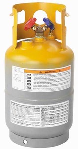 17121 Robinair 30lb. 1/4 Flare Refillable Refrigerant Tank