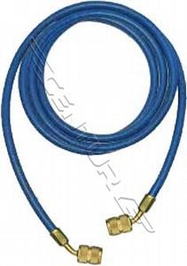 19309 Robinair 96" Blue Double Quick-Seal Enviro-Guard Hose 1/4" Flare