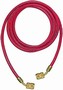 19370 Robinair 96" Red Double Quick-Seal Enviro-Guard Hose 1/4" Flare