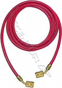 19370 Robinair 96" Red Double Quick-Seal Enviro-Guard Hose 1/4" Flare